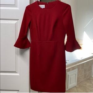 DONNA MORGAN - Red Fitted Dress.